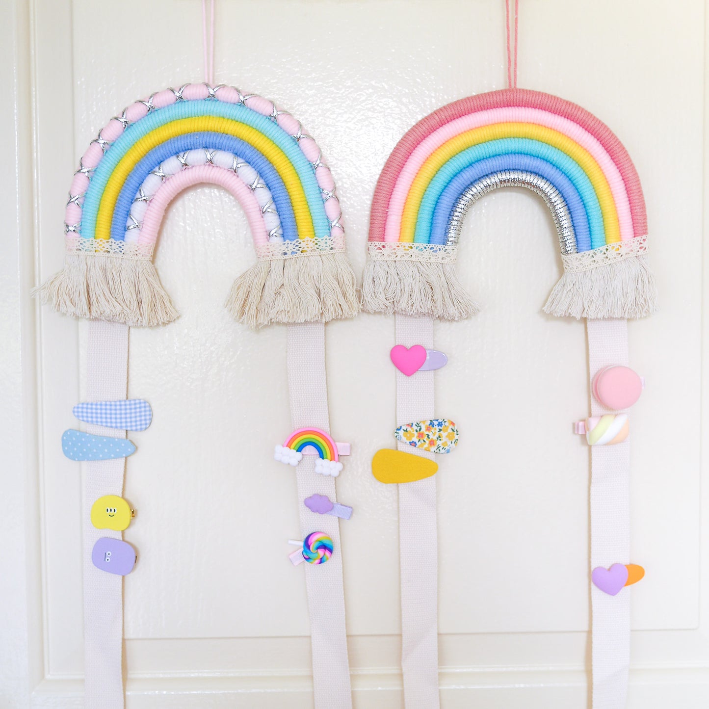 Felicity Rainbow Wall Hanging Hair Clip Storage